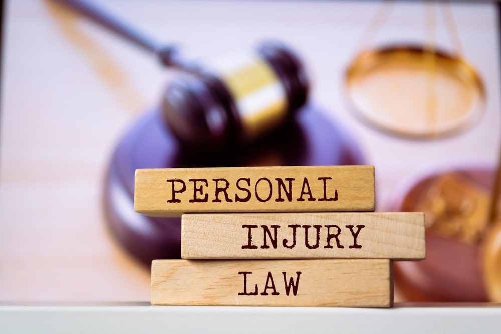 Personal Injury Law Blocks stacked on each other