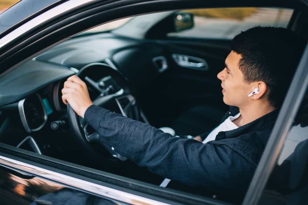 Driver Using Headphones